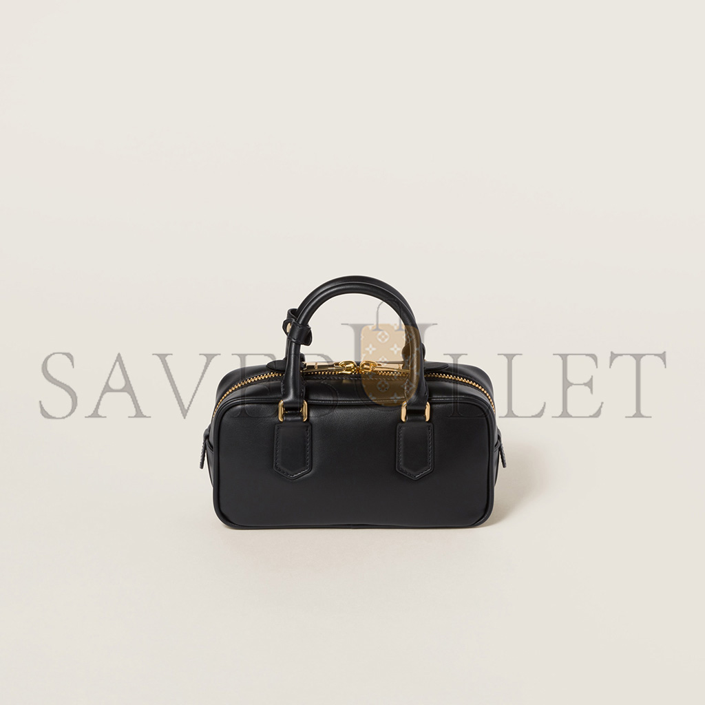 MIU MIU ARCADIE LEATHER BAG 5BB142 (22*10.5*7.5cm) MIU MIU ARCADIE LEATHER BAG 5BB142 (22*10.5*7.5cm)